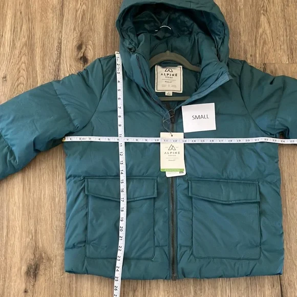 ALPINE DESIGN. Women's Teal Dream Puff Shortie Jacket. Various Sizes. - Picture 9 of 11